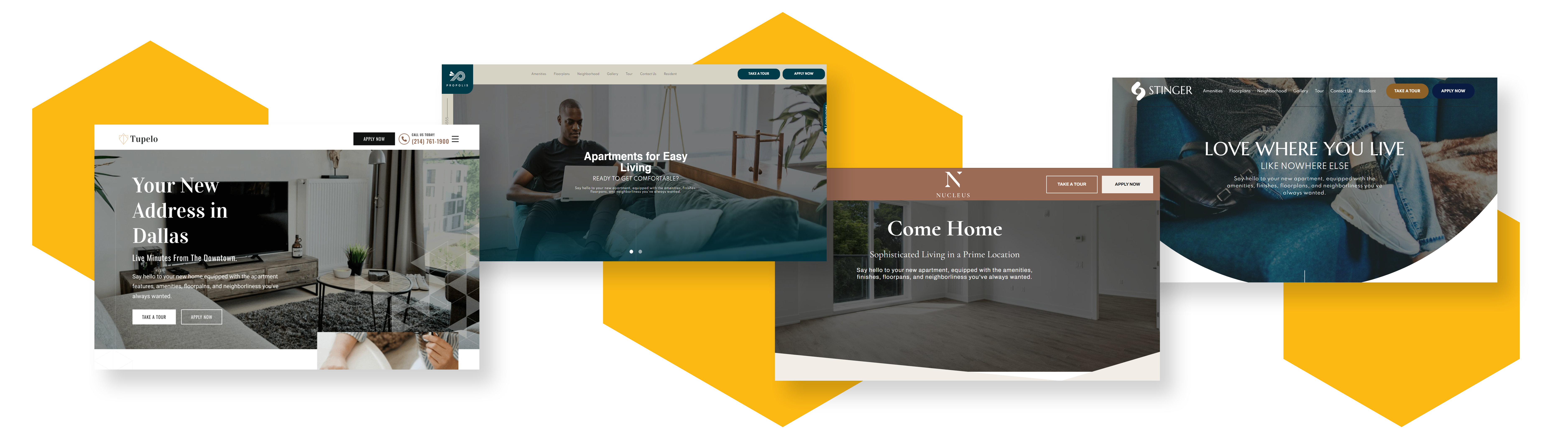 Examples of multifamily website designs