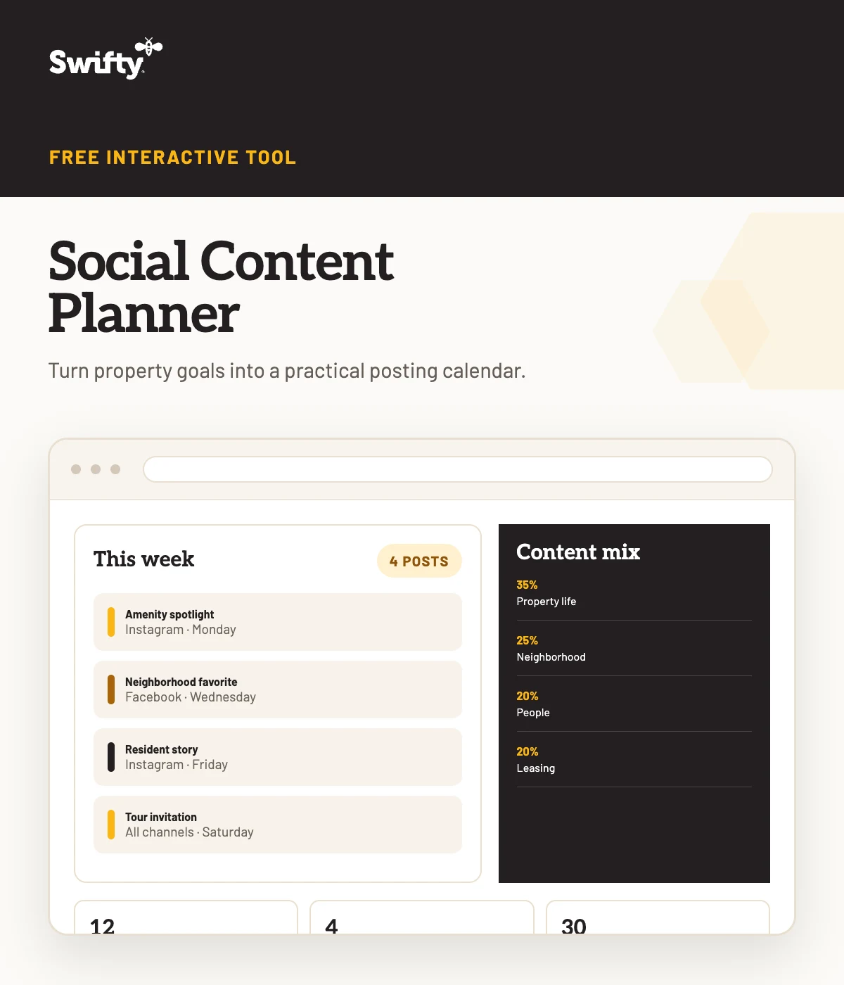 Social Content Planner interactive resource preview